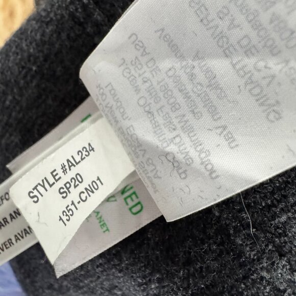 J. Crew Camille Shawl Collar Sweater Blazer XL Gray Merino Wool Blend CJ-2191 - Picture 9 of 9